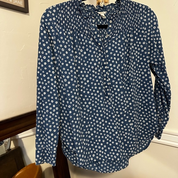 J Crew 3/4 sleeve top - Picture 1 of 3